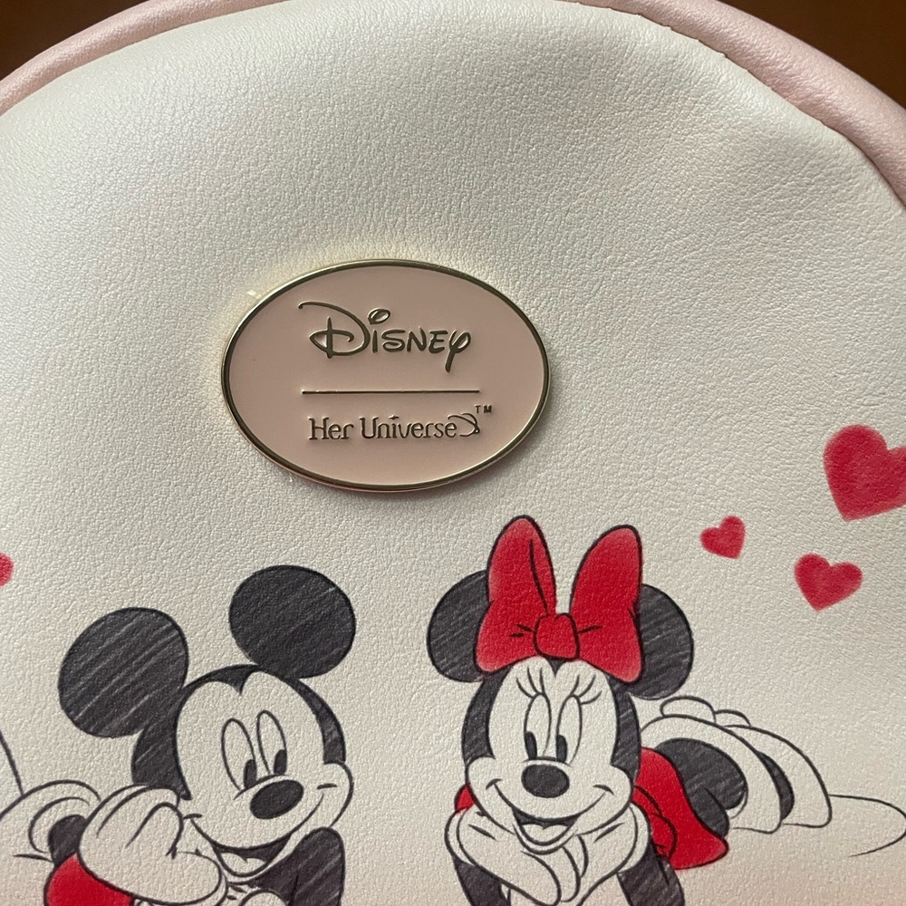 Her Universe Disney White and Pink Backpack